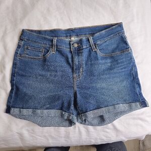 Levi's Denim Size 31 Blue Shorts Gently Worn 78% Cotton High Waisted But…
